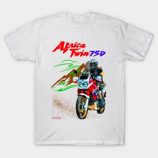 Africa twin mountains 750 T-Shirt